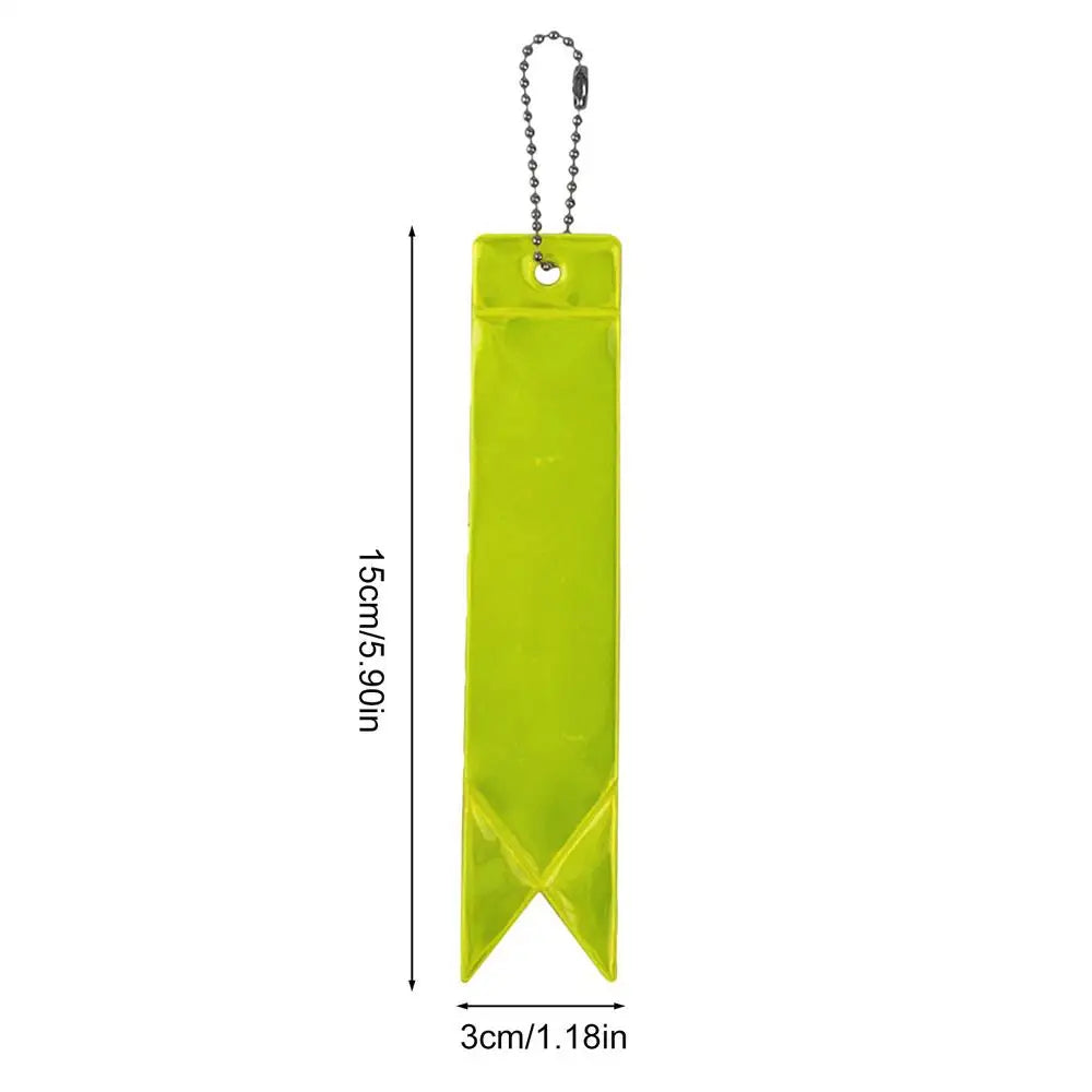 10-Pack Kids Reflective Backpack Pendants | Night Safety Clips Safety Reflector Clips SPOT yellow