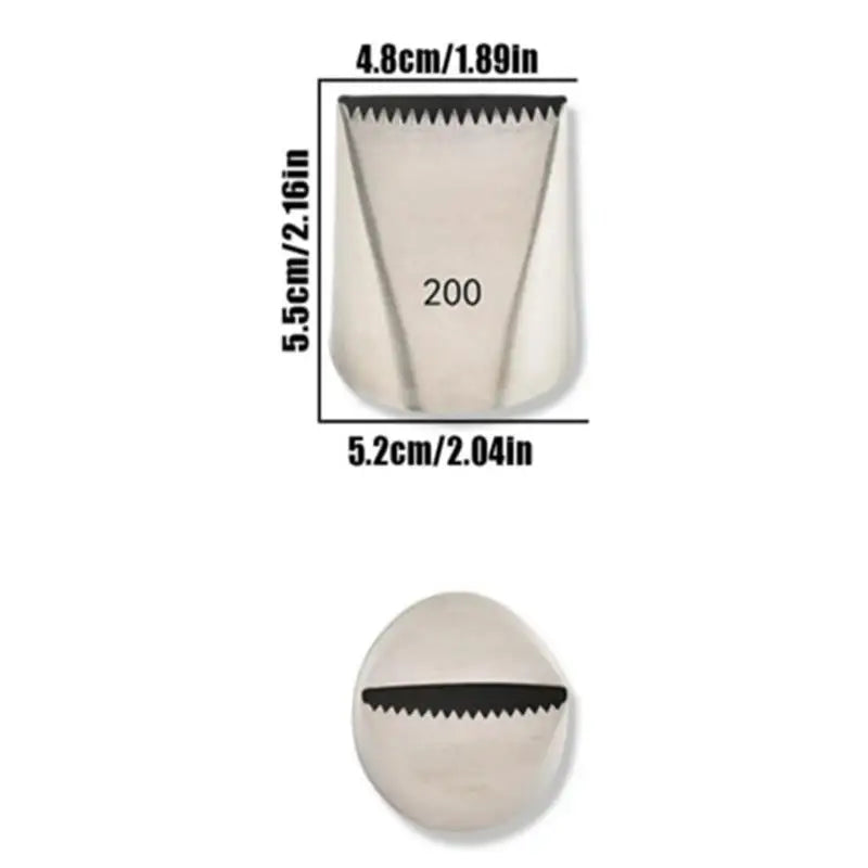 Stainless Steel Piping Nozzles – Cake & Cupcake Decor Tips Cake Decorating Tips SPOT A1