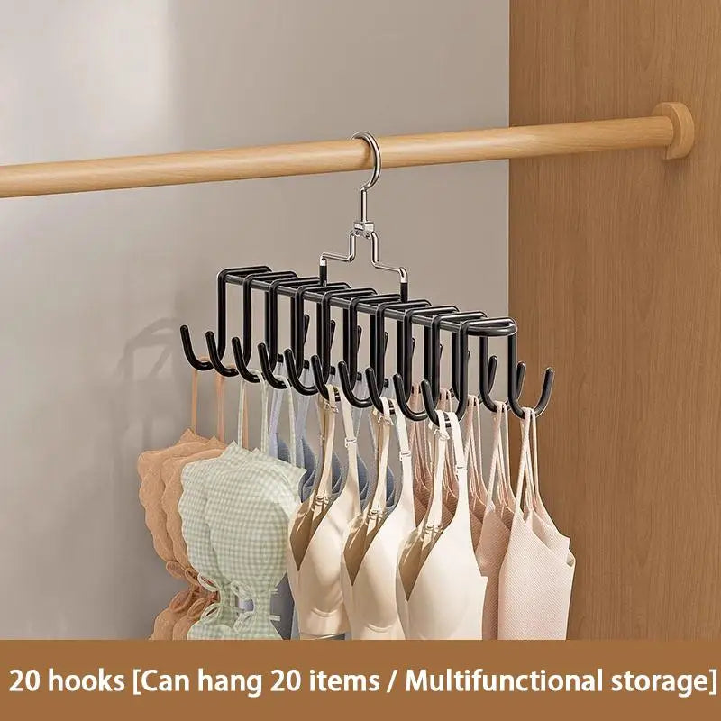 Multifunctional Bra & Underwear Hanger – Space-Saving Organizer Closet Organizer Hanger SPOT Black one size