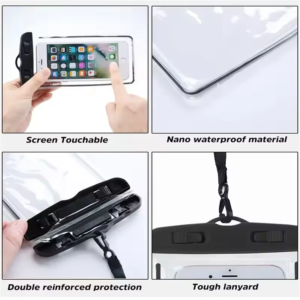 Waterproof Phone Pouch – Underwater Case for 7.2" Phones Waterproof Phone Pouch SPOT
