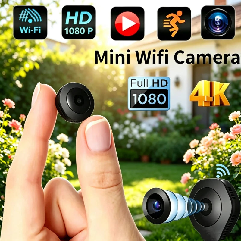 4K WiFi Security Camera – Night Vision & Magnetic Mount Wireless Security Camera SPOT Default Title