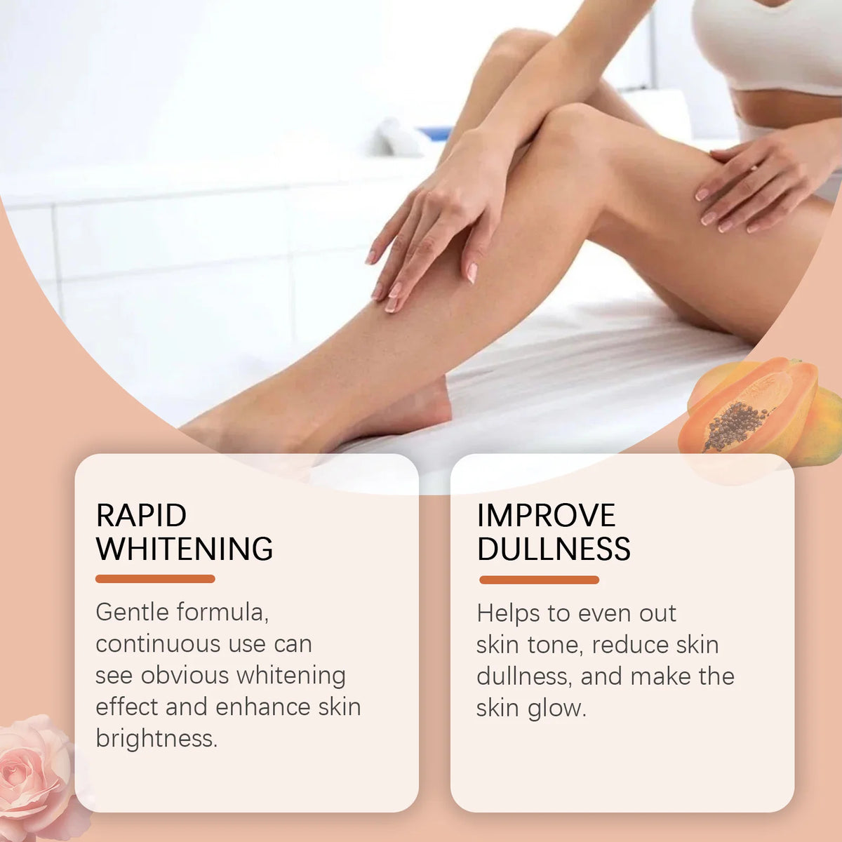 Papaya Brightening Body Oil – Moisturizing & Nourishing Skin Brightening Body Oil SPOT