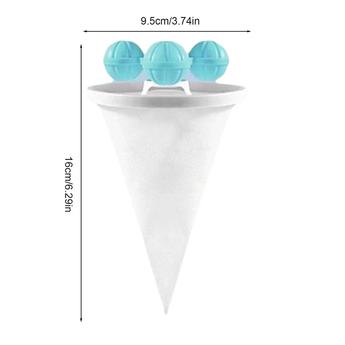 3-Pack Washing Machine Lint & Pet Hair Catcher Filter Bags Laundry Filter Bag SPOT