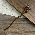 Handmade Sandalwood Hair Sticks & Forks – Carved Retro Style Hair Sticks & Forks SPOT A12