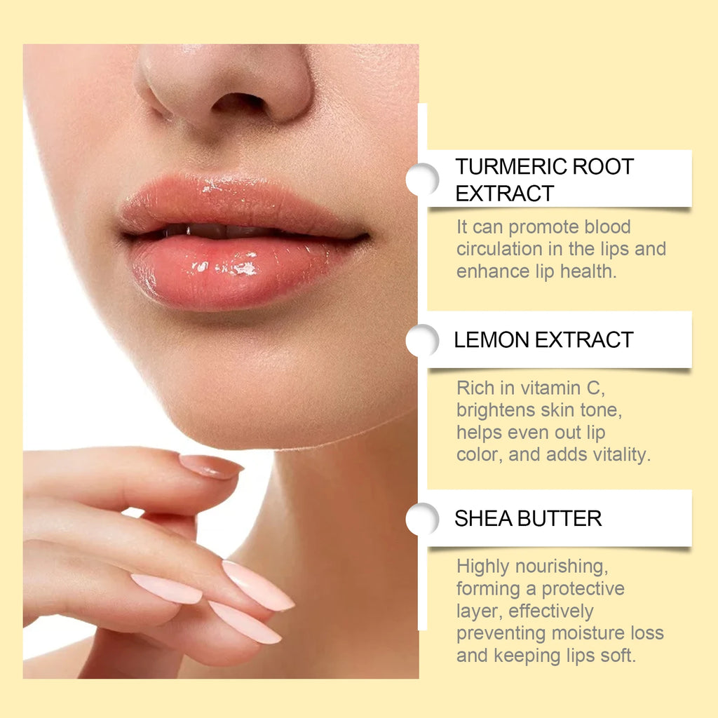 Lemon Turmeric Lip Balm – Exfoliating & Moisturizing Lip Care Lip Balm SPOT