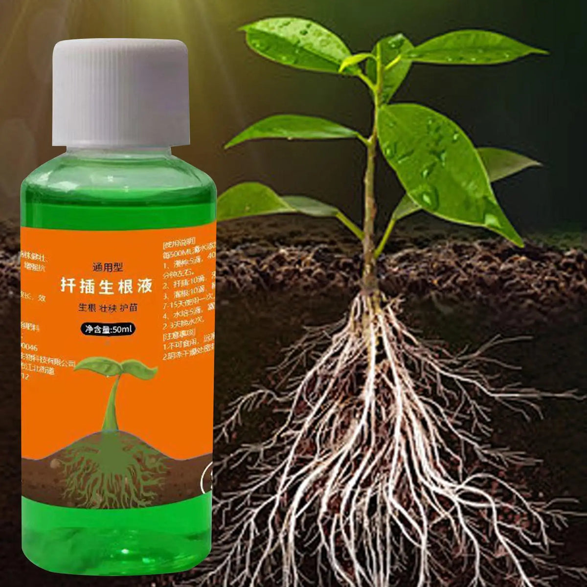 50ml Plant Rooting Liquid – Root Stimulator for Cuttings & Growth Plant Rooting Stimulator SPOT