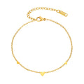 Heart Charm Ankle Bracelet – Waterproof Adjustable Women's Anklet Charm Ankle Bracelet SPOT JC-217G