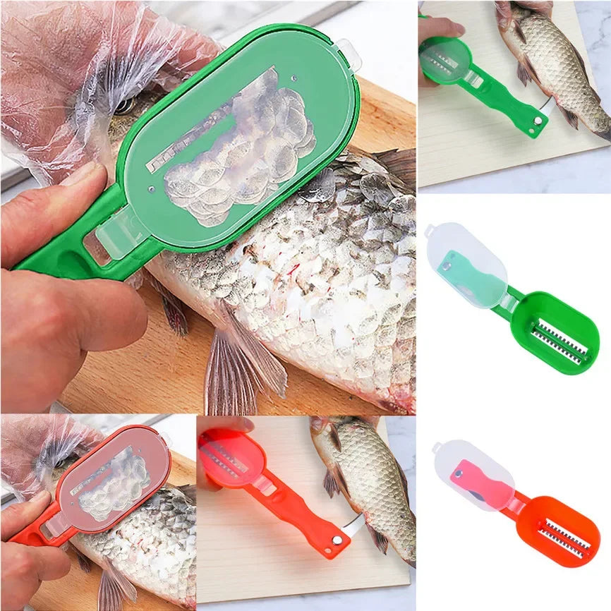 Fish Scale Remover & Scraper – Stainless Steel Kitchen Tool Fish Scale Remover SPOT