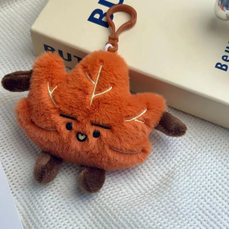 Maple Leaf Plush Keychain – Cute Backpack Pendant Gift Plush Keychain Pendant SPOT