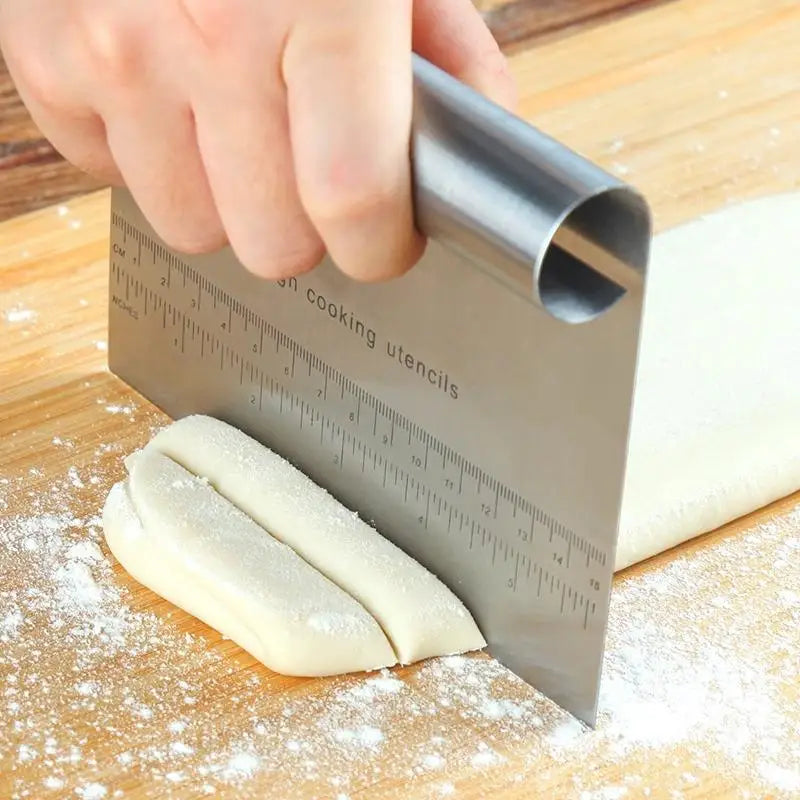 Stainless Steel Dough Scraper & Bench Scraper with Scale Dough Bench Scraper SPOT