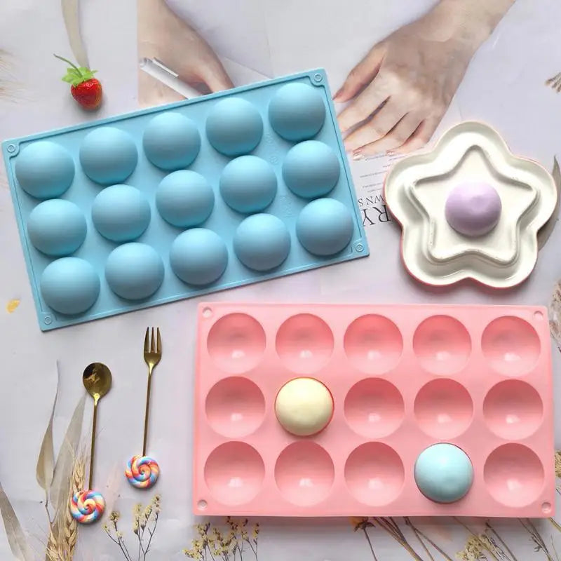 Silicone Hemisphere Mold 6/15/24 Cavity – Dome Baking Mold Silicone Baking Mold SPOT