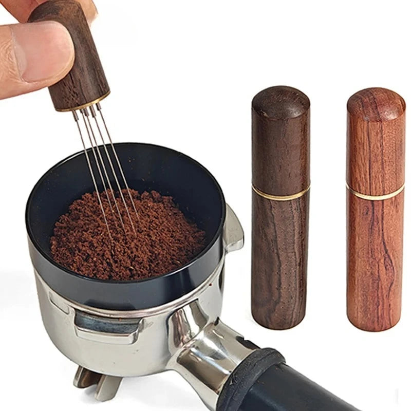 WDT Espresso Needle Distributor – Wood Handle Coffee Stirrer Espresso Distribution Tool SPOT