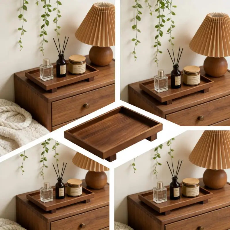 Rectangular Wooden Serving Tray – Rustic Kitchen & Tea Tray Wooden Serving Tray SPOT