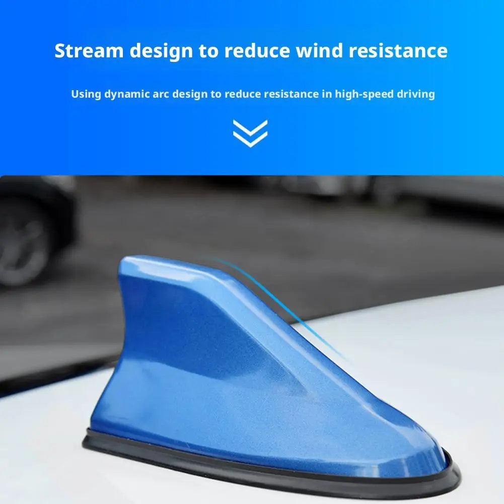 Car Shark Fin Antenna Decorative Cover – Universal Roof Fin Car Antenna Decor SPOT