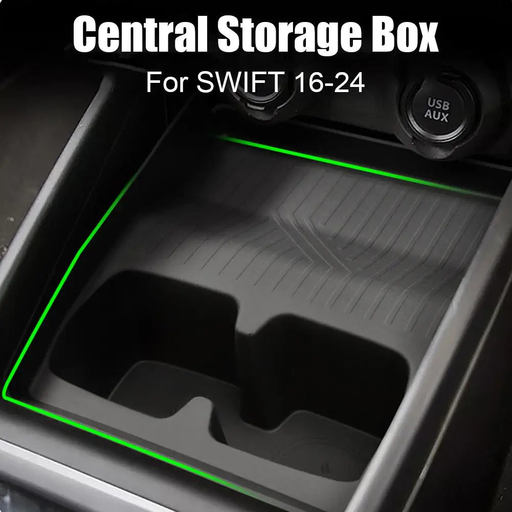 Suzuki Swift 2016–2024 Console Armrest Storage Box Organizer Console Storage Organizer SPOT
