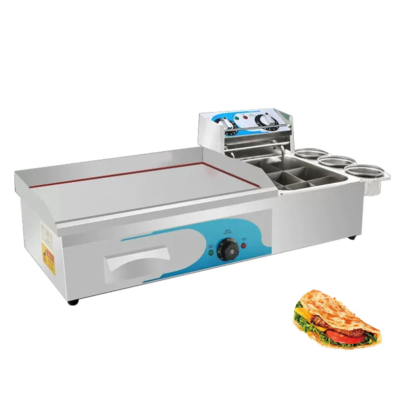 DUTRIEUX Commercial Electric Flat Top Griddle – Non-Stick Electric Flat Griddle SPOT 220v
