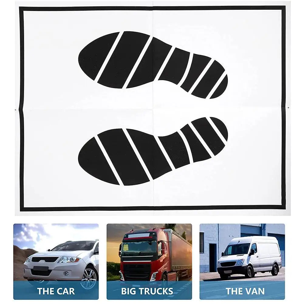 Disposable Paper Car Floor Mats 25/50-Pack – Foot Pad Protectors Disposable Car Mats SPOT