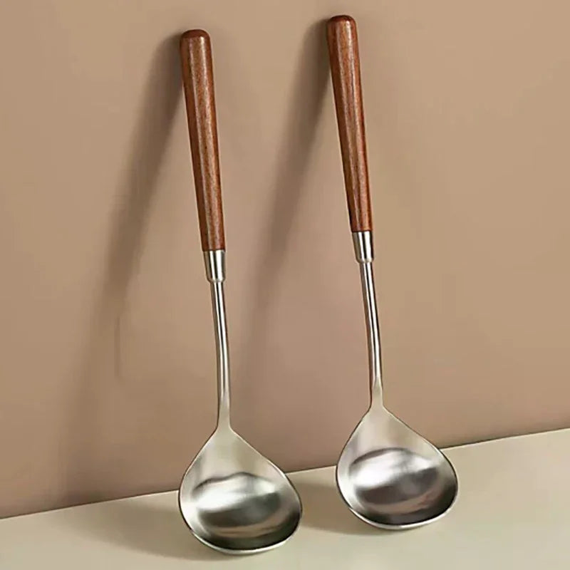 Stainless Steel Long Handle Spoon – Stirring, Soup & Dessert Kitchen Spoon SPOT