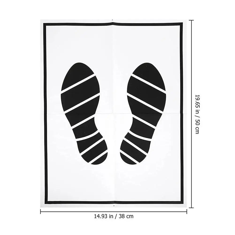 Disposable Paper Car Floor Mats 25/50-Pack – Foot Pad Protectors Disposable Car Mats SPOT