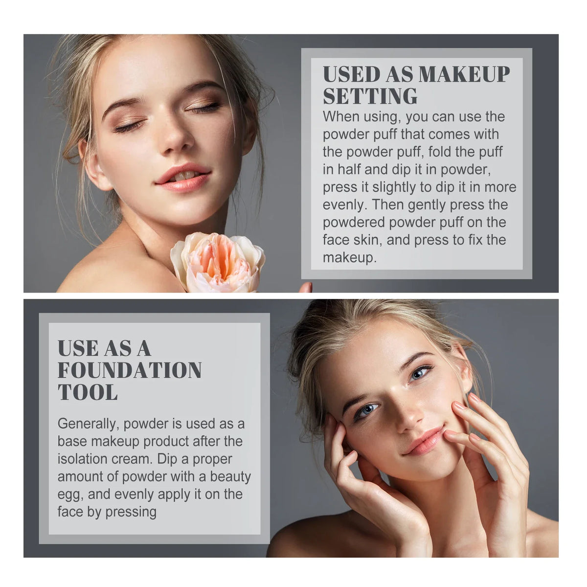 Ouhoe Matte Setting Pressed Powder – Oil Control & Full Coverage Setting Pressed Powder SPOT