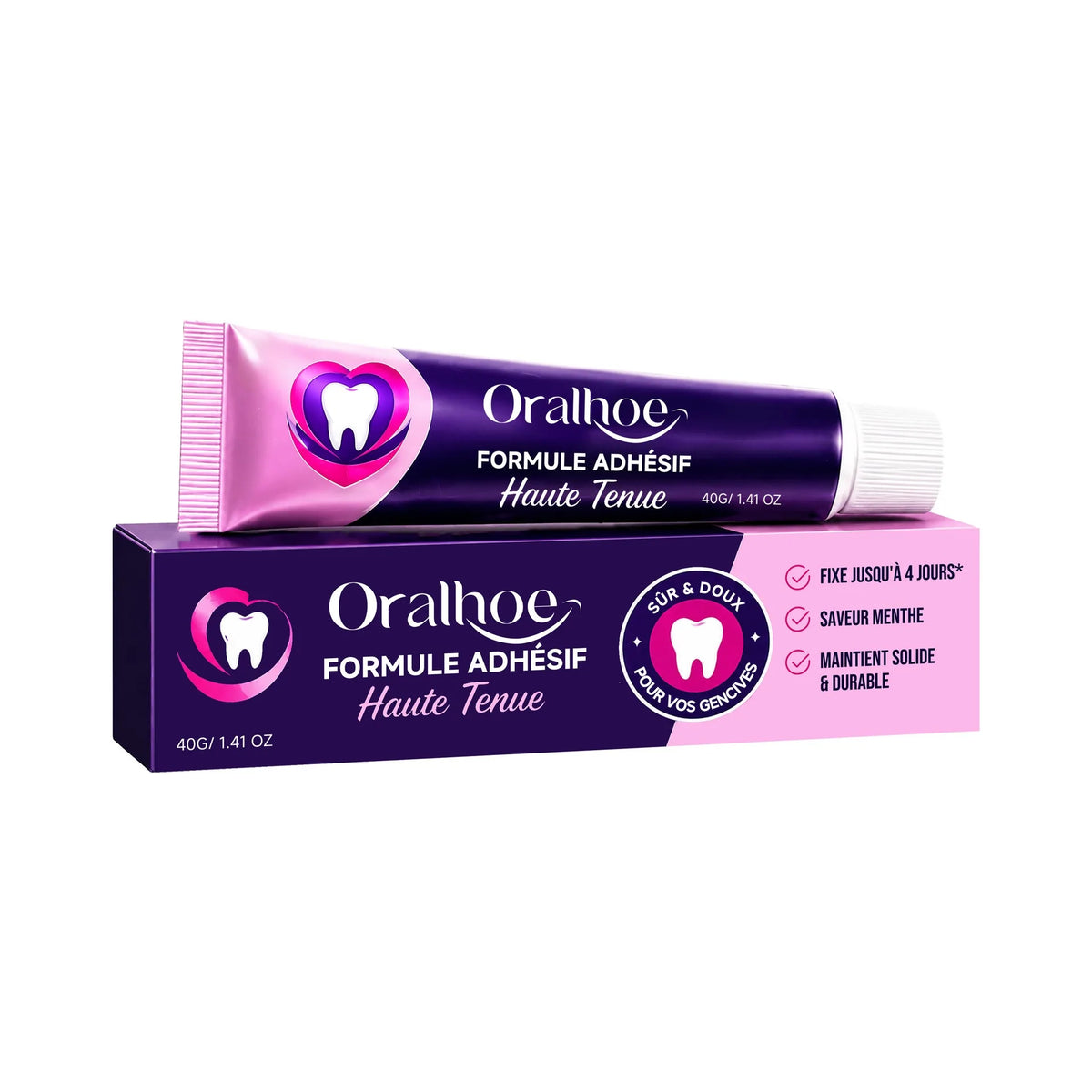Silicone Denture Adhesive Cushion – Daily Stabilizing Pad Denture Adhesive Cushion SPOT 1PC