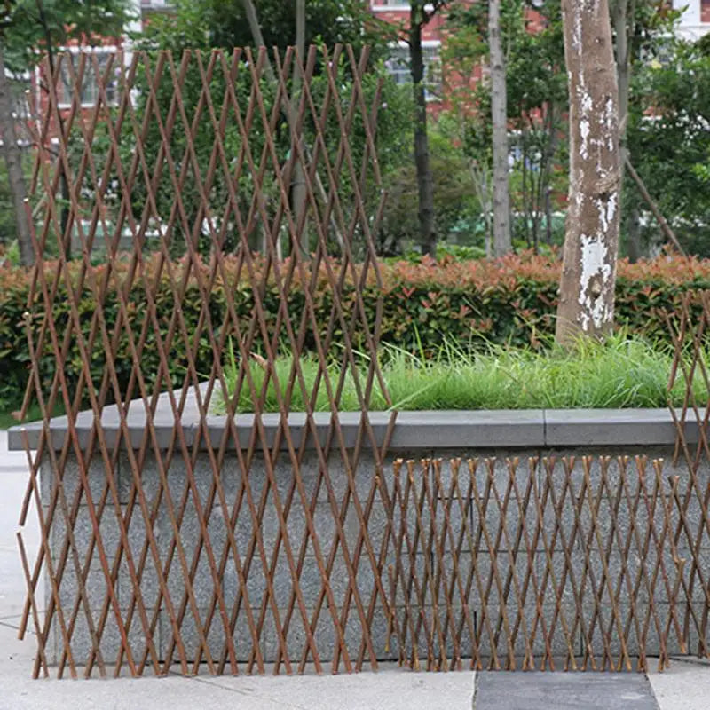 Retractable Wooden Plant Trellis – Garden Climbing Frame Garden Trellis SPOT