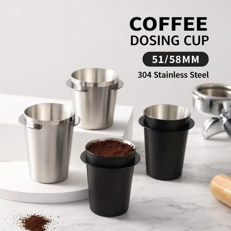Stainless Steel Espresso Dosing Cup 51mm 58mm – Coffee Catch Cup Espresso Dosing Cup SPOT