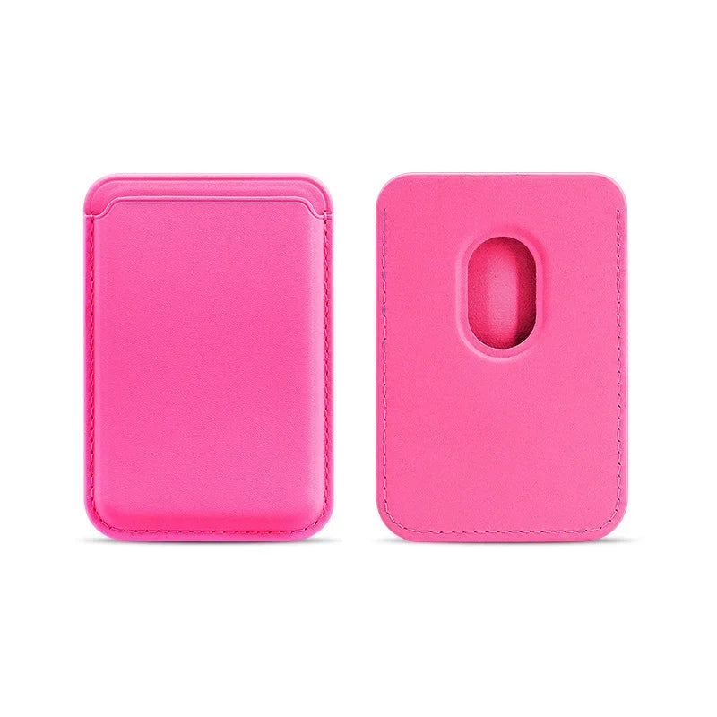 MagSafe Magnetic PU Leather Card Holder Phone Wallet Sleeve Phone Card Wallet SPOT U