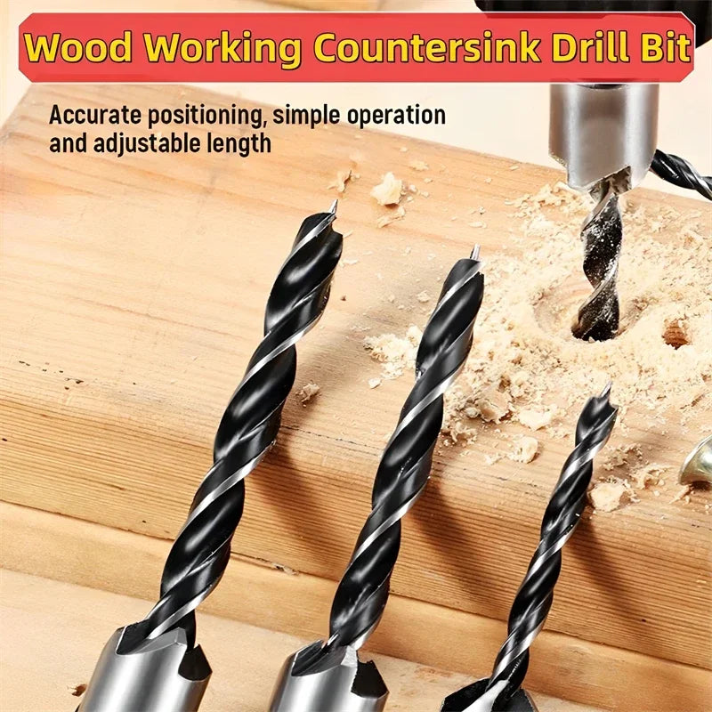 HSS Countersink Drill Bit Set 3mm–10mm | Chamfer & Woodworking Countersink Drill Bit Set SPOT