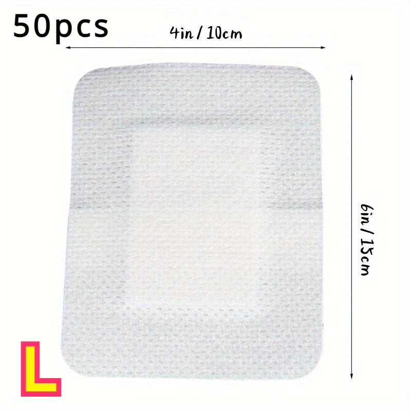 50-Pack Non-Woven Adhesive Bandages – First Aid Kit Supplies Adhesive Bandages SPOT L 50pcs