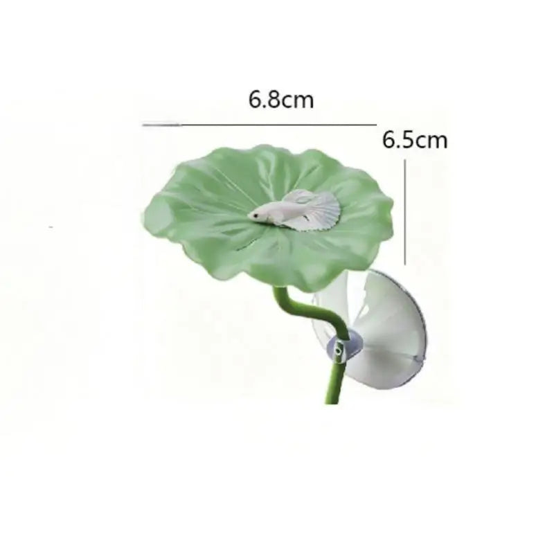 Soft Artificial Lotus Leaf Betta Rest – Aquarium Decor Aquarium Decor SPOT 68mm