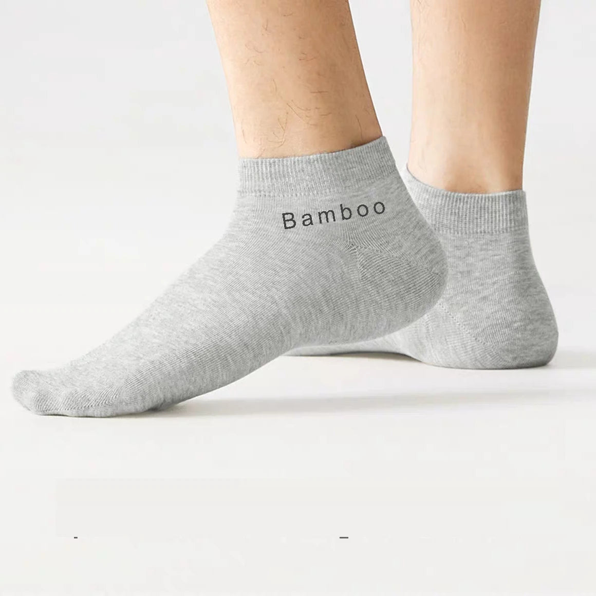Men's Bamboo Ankle Socks 5/10/15 Pairs – Breathable, Sizes 38–45 Bamboo Ankle Socks SPOT