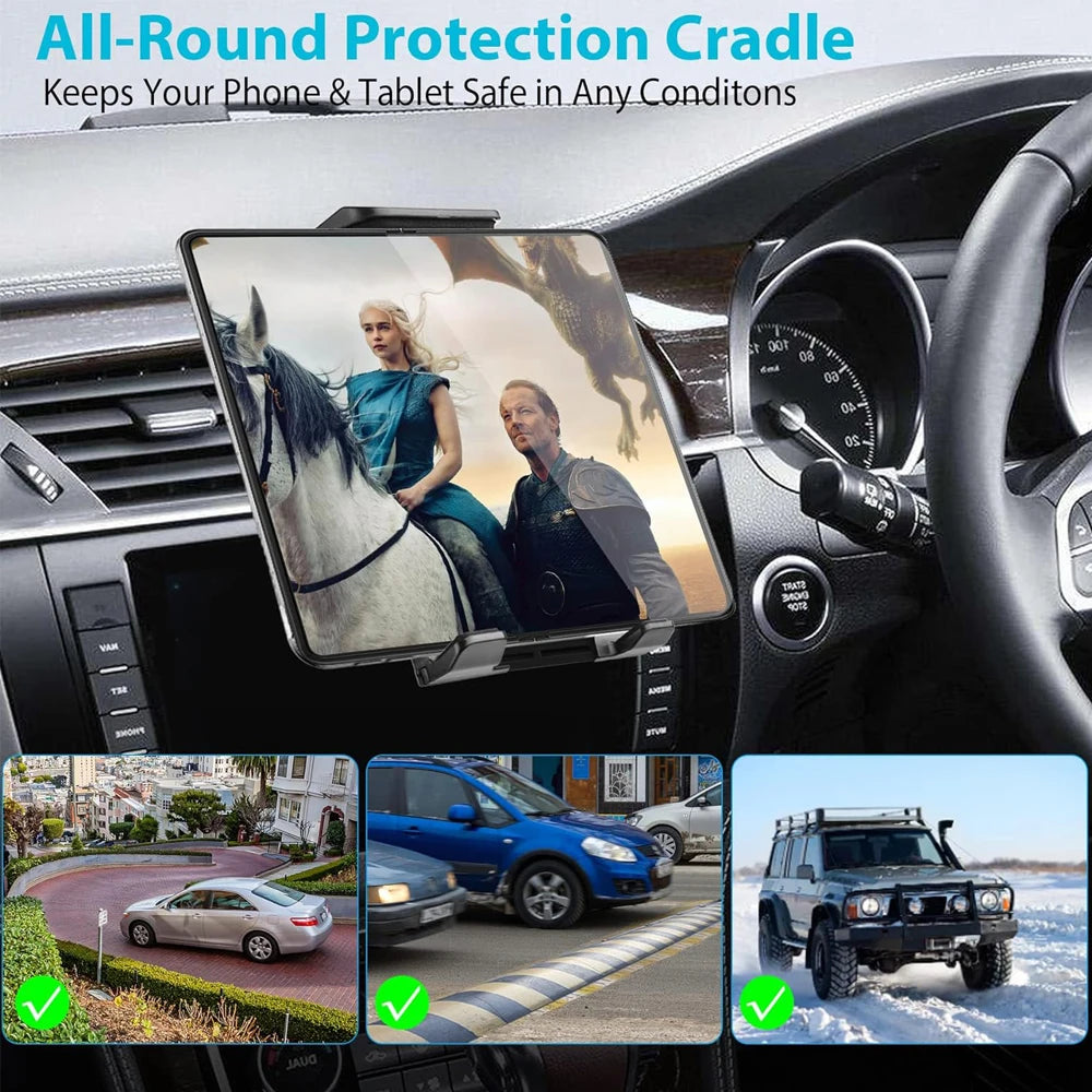 Universal Car Air Vent Tablet & Phone Mount – 360° Rotation Car Tablet Mount SPOT