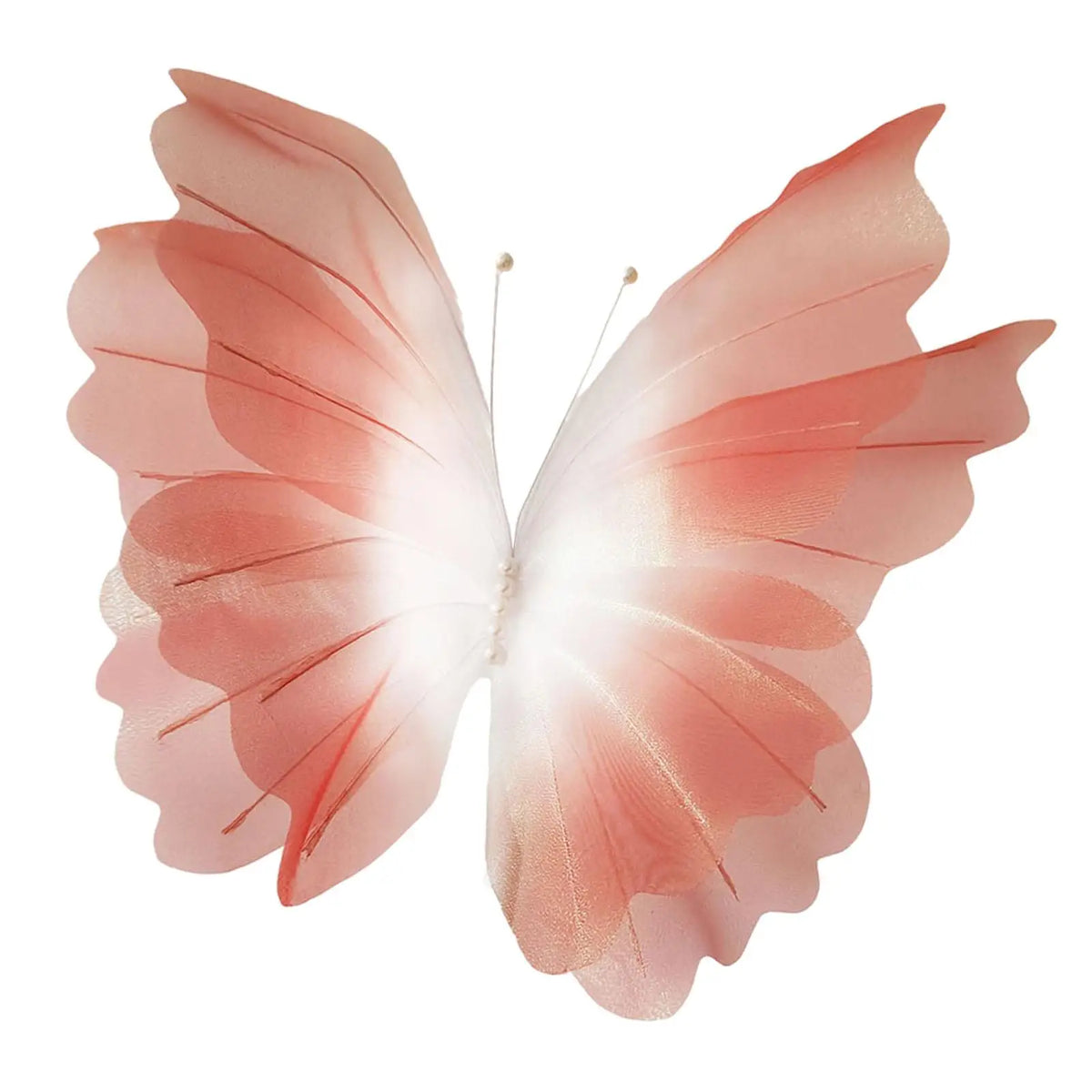 Large 3D Gauze Butterfly Backdrop – Wedding & Party Decoration Party Backdrop Decoration SPOT Orange