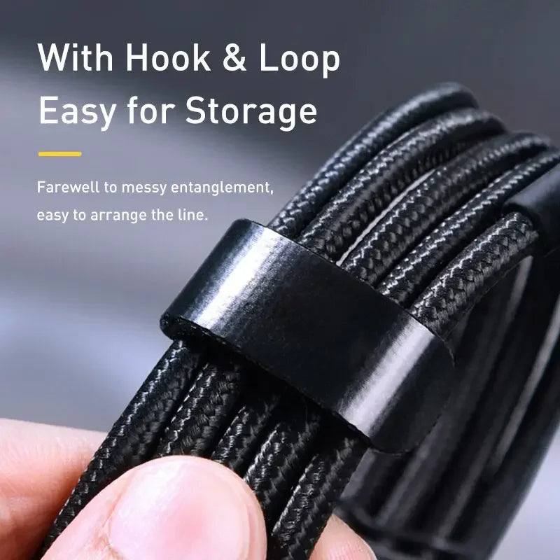 120W USB-C to USB-C Fast Charging Cable – 2M Nylon Braided USB-C Charging Cable SPOT