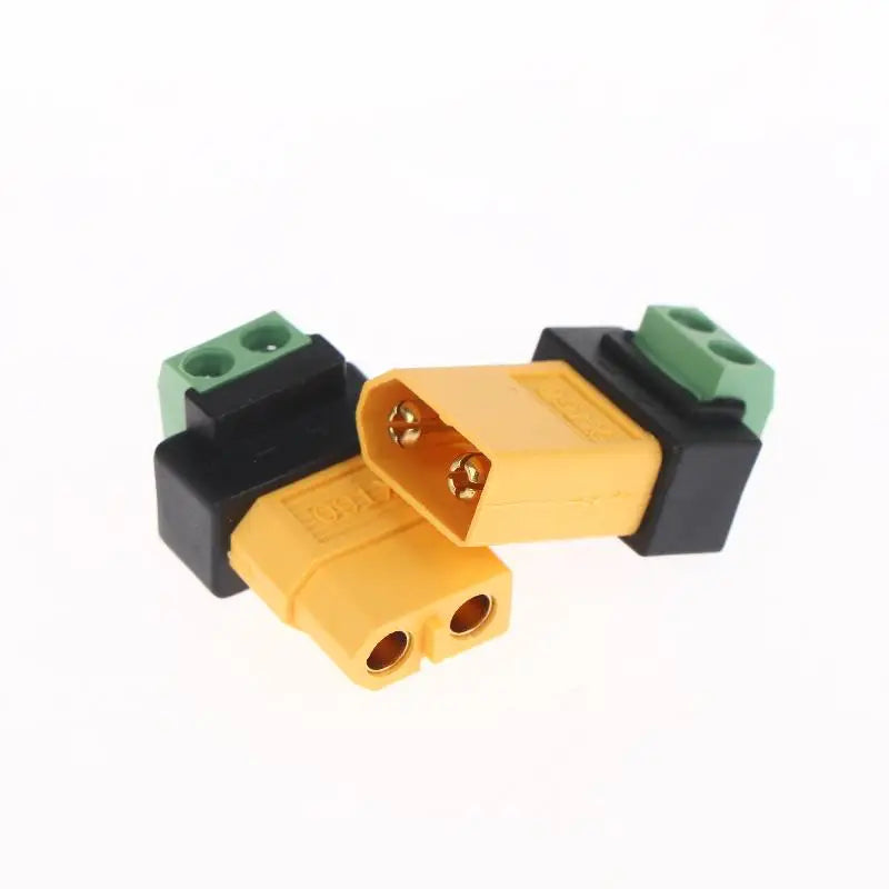 XT60 to 2-Pin Terminal Adapter – Solderless Charging Connector Power Connector Adapter SPOT