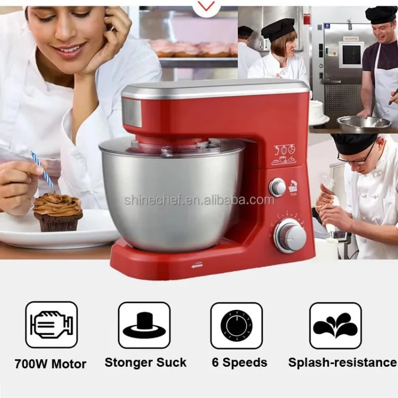 4-Liter Planetary Stand Mixer – 6-Speed Tilt-Head, 500W Planetary Stand Mixer SPOT