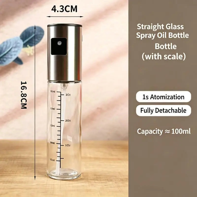 Glass Oil Sprayer Mister – Stainless Steel Olive Oil Bottle Oil Mister Sprayer SPOT C