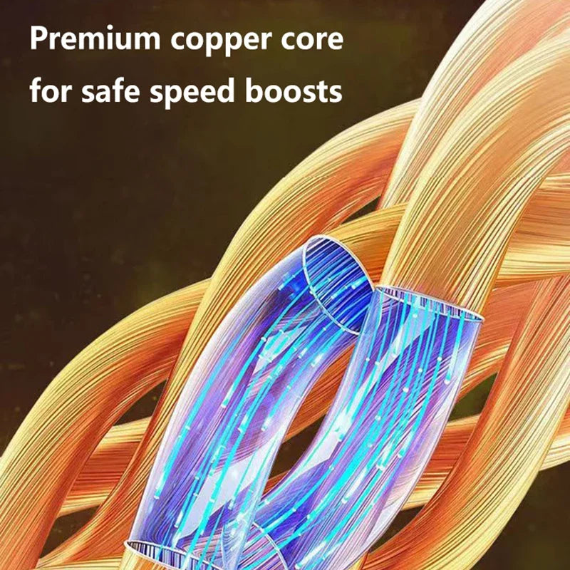 120W USB-C Fast Charging Cable – 6A High-Speed Data Cord USB-C Charging Cable SPOT