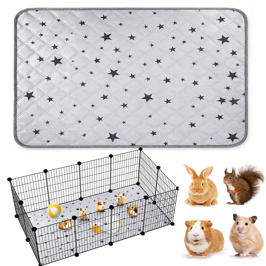 Washable Guinea Pig & Hamster Cage Mat – Waterproof Anti-Slip Small Pet Cage Mat SPOT 1PCS 45x60cm