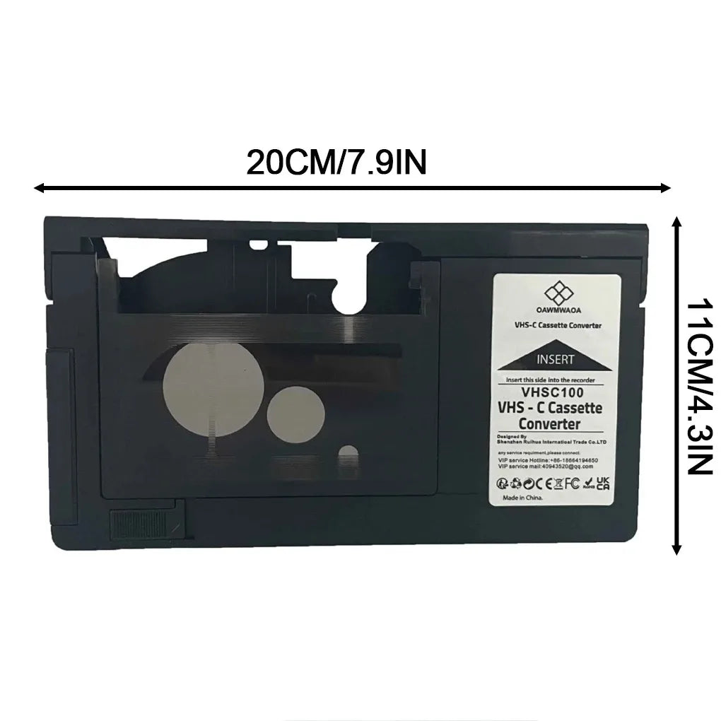 VHS to VHS-C Converter Box – Analog Tape Adapter Video Tape Adapter SPOT