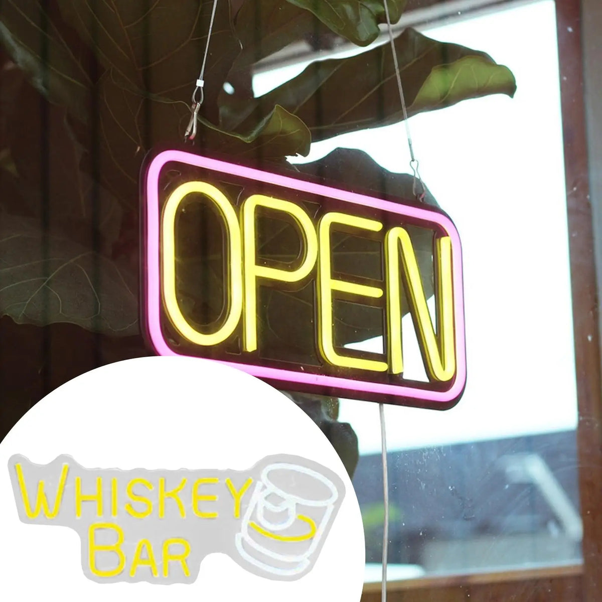 Whiskey Bar LED Neon Sign – USB Powered Wall Decor Light LED Neon Sign SPOT Default Title
