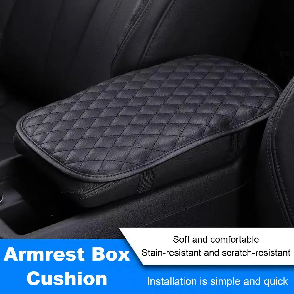 Universal PU Leather Car Armrest Cover – Center Console Cushion Pad Car Armrest Cover SPOT