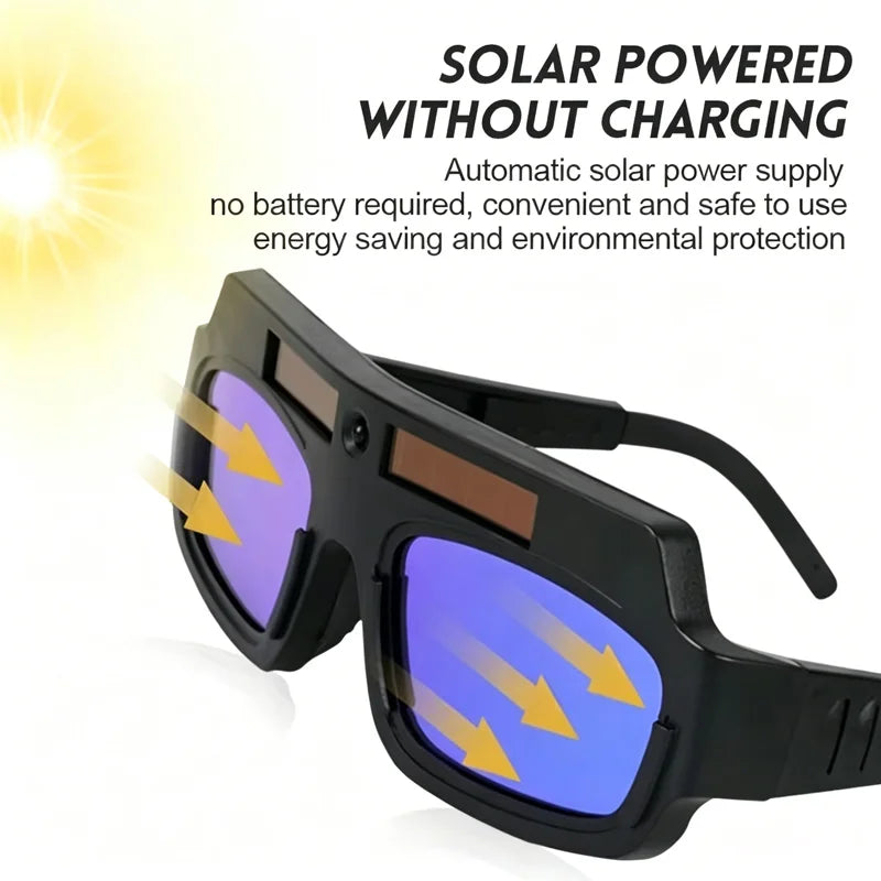 Solar Auto-Darkening Welding Glasses – CE Certified Welding Safety Glasses SPOT