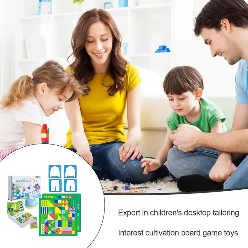 Tailor Master Matching Game – Montessori Educational Toy Educational Board Game SPOT