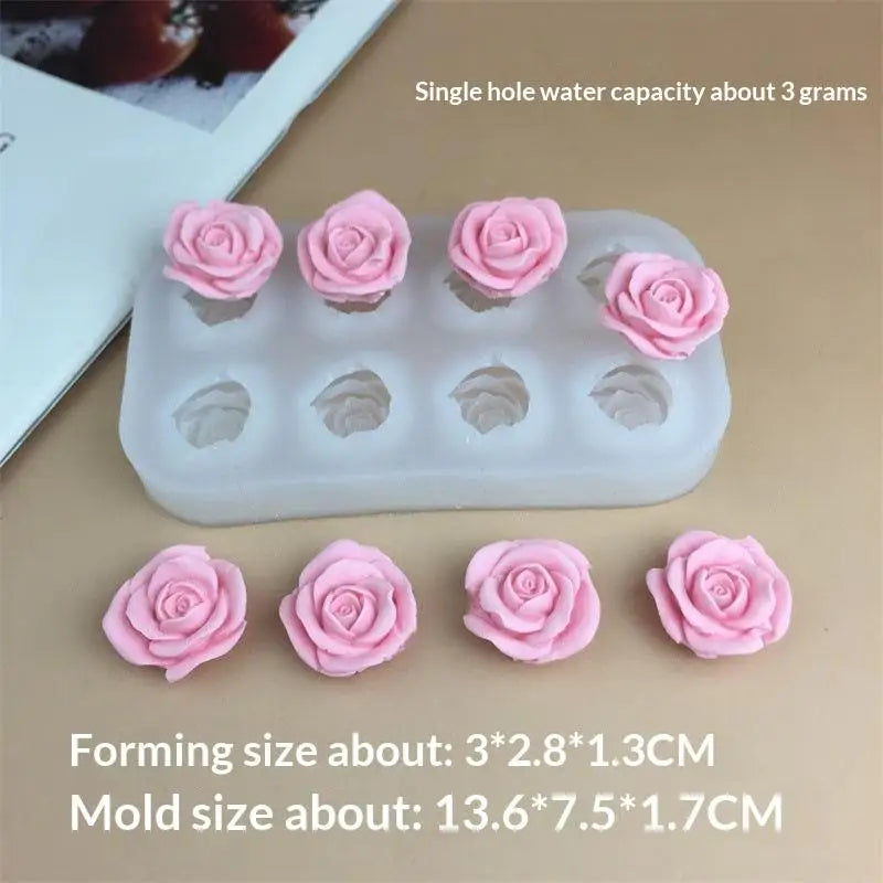 Rose Silicone Mold – BPA-Free Fondant, Chocolate & Soap Mould Silicone Baking Mold SPOT