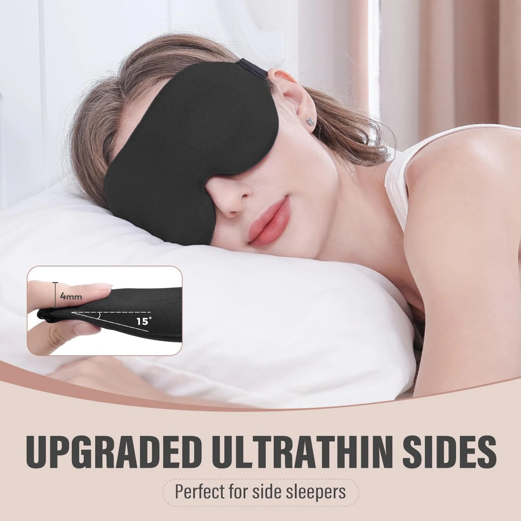 3D Sleep Mask – Light-Blocking Eye Mask, Soft & Adjustable Sleep Eye Mask SPOT
