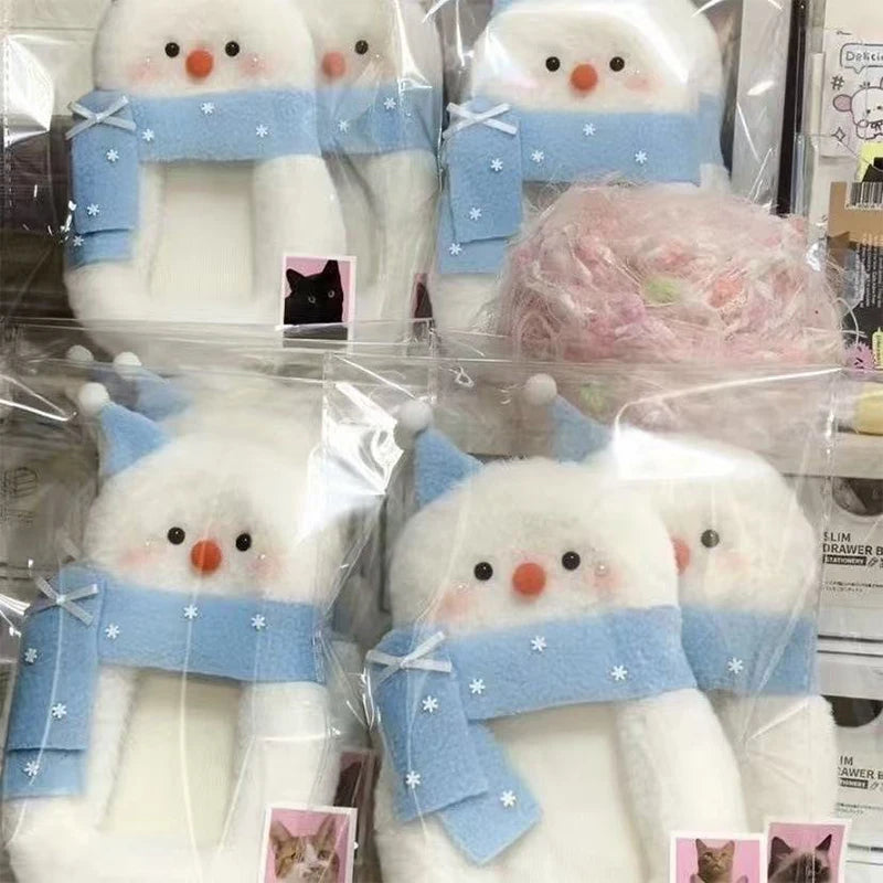 Cute Snowman Plush Card Holder – ID, Credit & Photocard Plush Card Holder SPOT