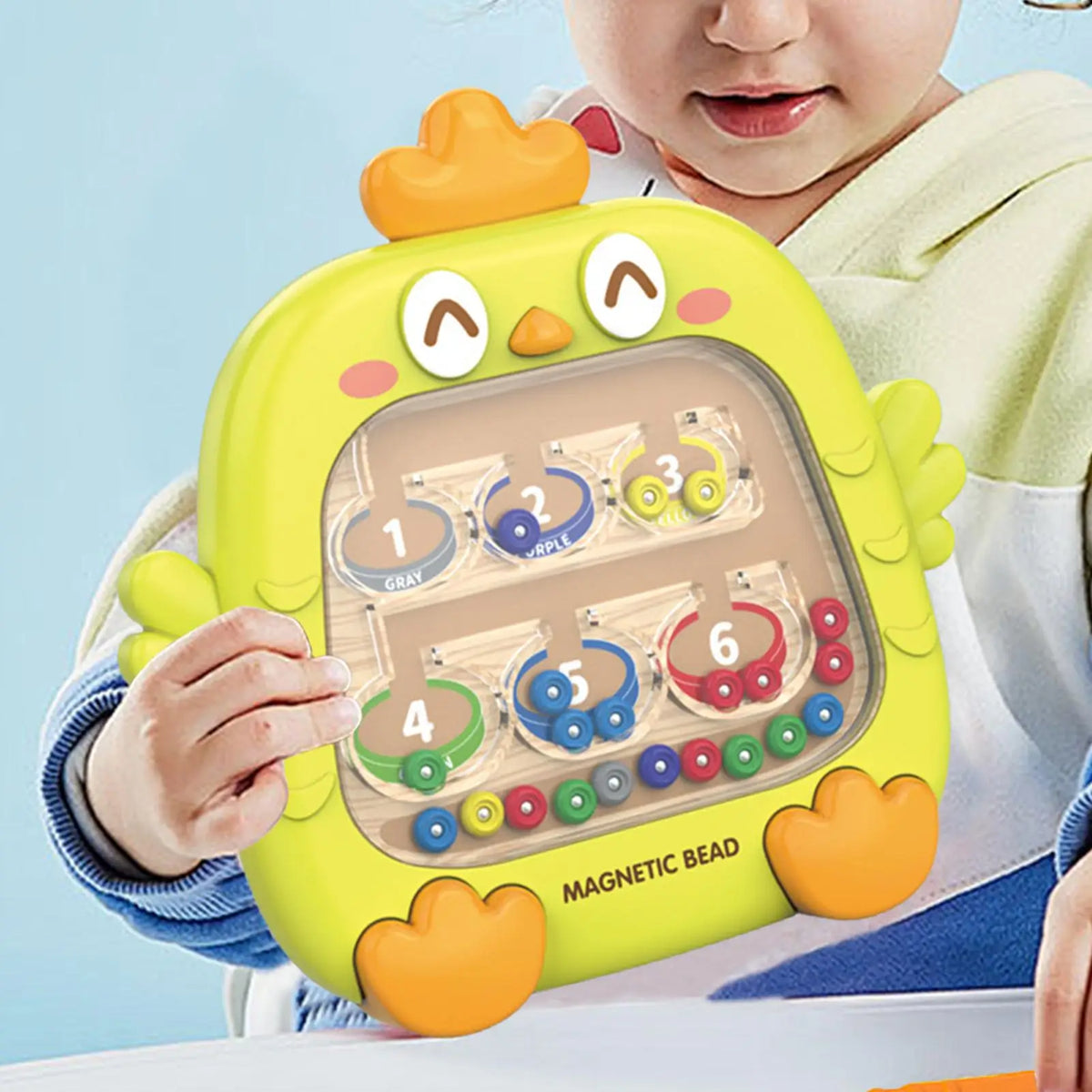 Kids Magnetic Color Maze Board – Chicken Montessori Toy Educational Maze Toy SPOT