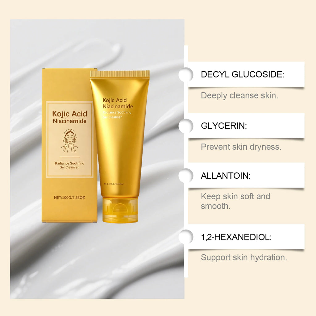 Hoygi Radiance Gel Cleanser – Hydrating & Brightening Face Wash Facial Gel Cleanser SPOT